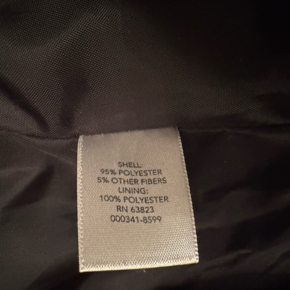Christopher & Banks Petite Black White Plaid Tweed Boucle Blazer Jacket P/L Coat - Picture 9 of 9
